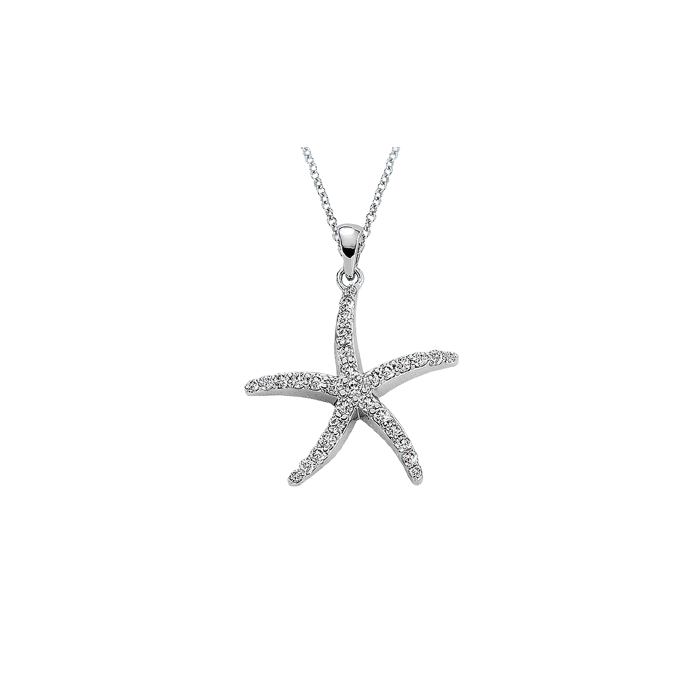 10k yellow gold starfish slide pendant features 53 single cut diamonds -  jewelry - by owner - sale - craigslist