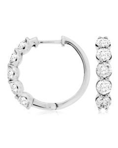 HOOP DIAMOND EARRINGS | STEVEN ROYCE