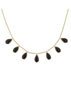 BLACK CORAL NECKLACE | KABANA