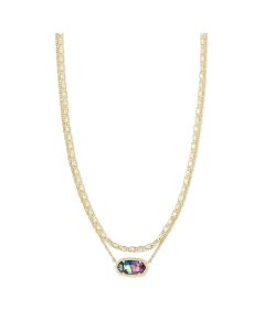 Elisa Gold Multi Strand Necklace