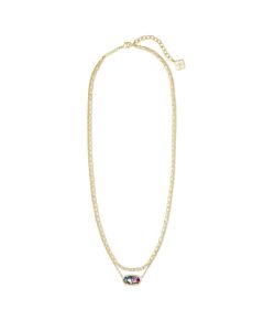 Elisa Gold Multi Strand Necklace