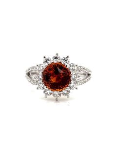 ORANGE SAPPHIRE RING | STEVEN ROYCE