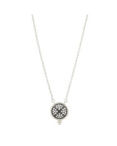 SIGNATURE ROUND PAVE NECKLACE | FREIDA ROTHMAN