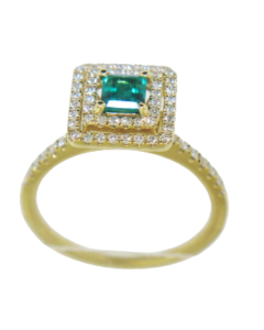 EMERALD DIAMOND RING | EMERALD JEWELRY